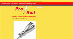 Desktop Screenshot of pro-awl.com
